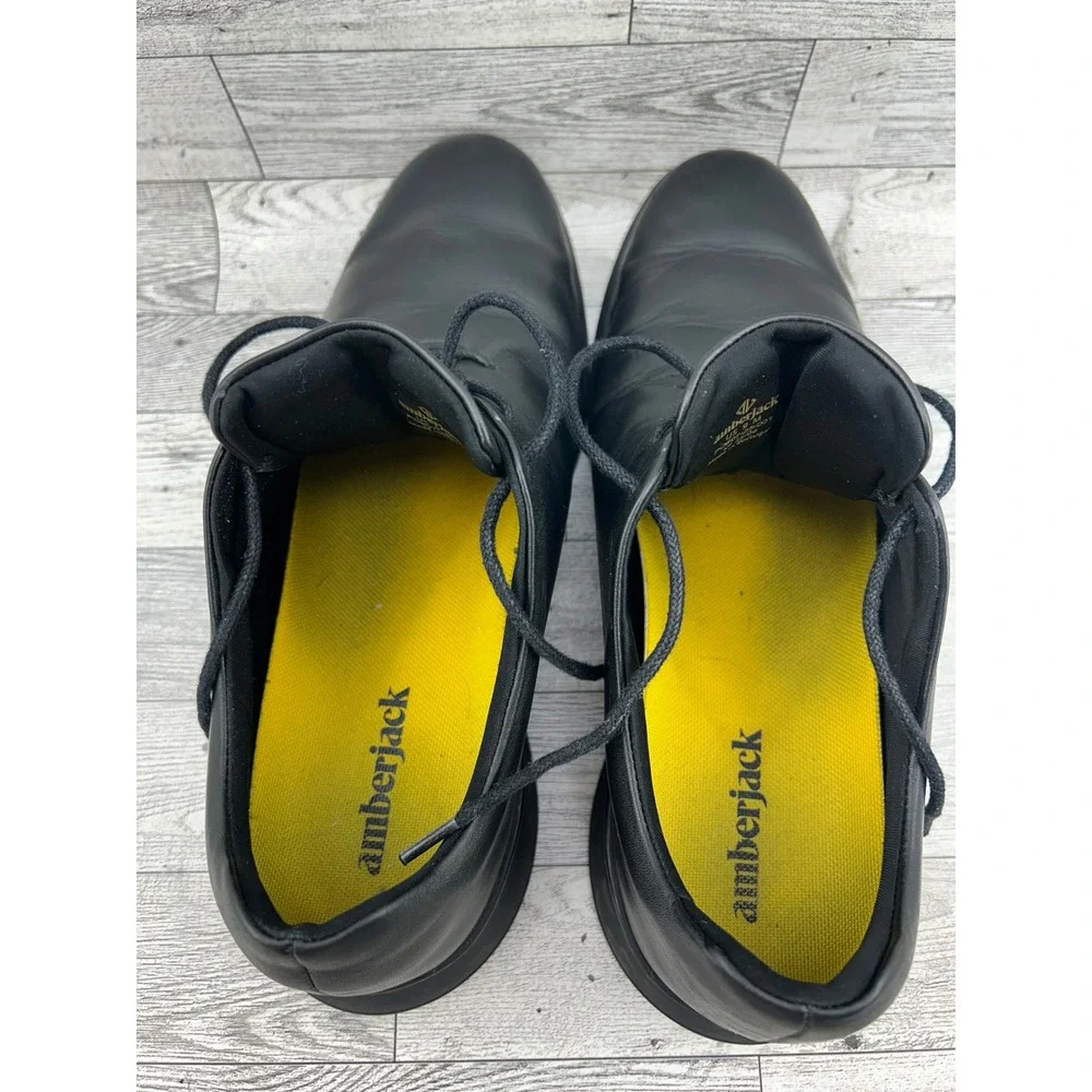 Amberjack The Original Tuxedo Black Leather Hybrid Dress Shoes Men 9M Portugal